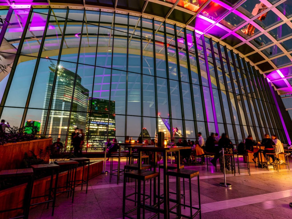 City Garden Bar Sky Garden London